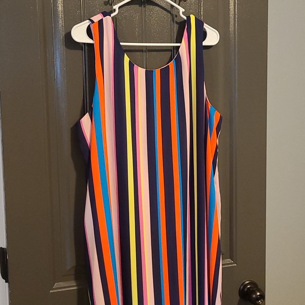 Project Runway spring/summer fun colored dress